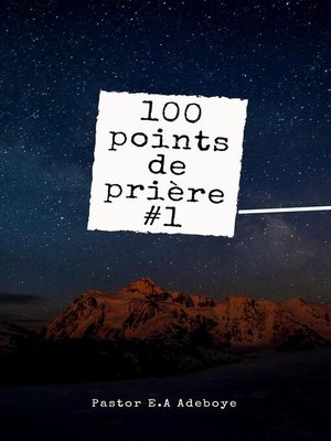 cover image of 100 Points De Priere #1